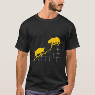 Camiseta Touro Vs Urso I Ações Etf Capital Do Mercado De Aç