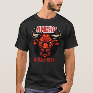 Camiseta Touros Irritados Escolhem Amor Búfalo Para Parar O