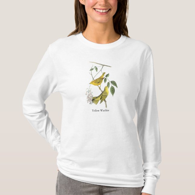 Camiseta Toutinegra amarela, John Audubon (Frente)