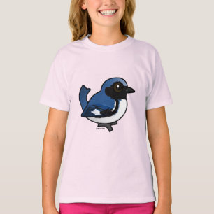 Camiseta toutinegra azul Preto-throated