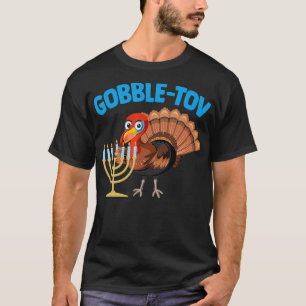 Camiseta Tov Hanukkah Dia de Ação de Graças Feriado Judeu D