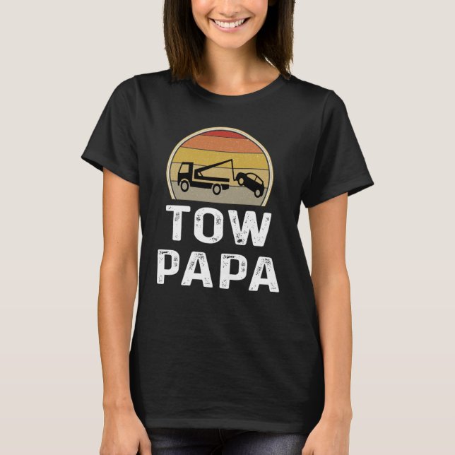 Camiseta Tow Papa Truck Motorista Pai Avô (Frente)