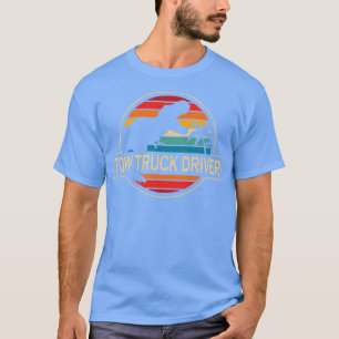 Camiseta Tow Truck Driver Dinosaur