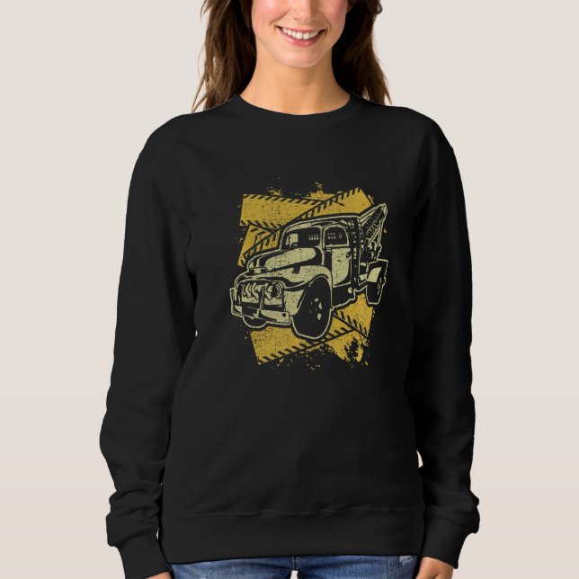 Camiseta Tow Truck Trucker Wrecker Breakdown Service Car Dr (Frente)