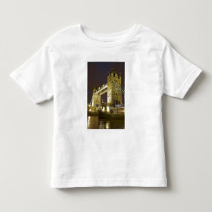 Camiseta Tower Bridge e Rio Tâmisa ao anoitecer, Londres,