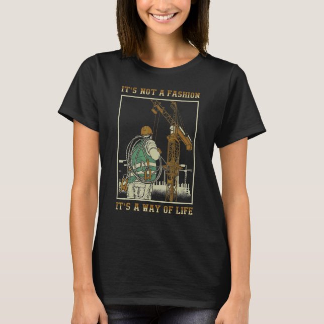 Camiseta Tower Crane Operator Essential (Frente)