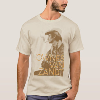 Camiseta Townes Van Zandt - Ao vivo é para voar pelo país r