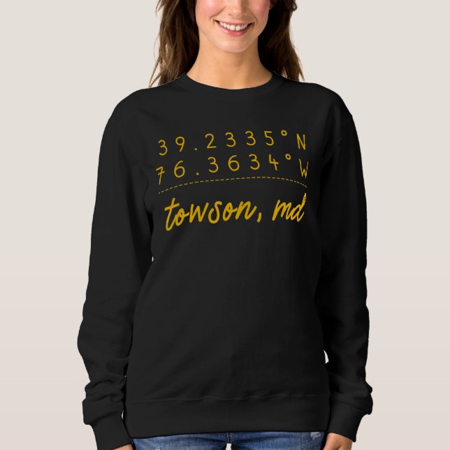 Camiseta Towson Maryland Home State 2 (Frente)