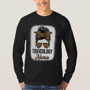 Camiseta Toxicologia Enfermeira Apreciação Dia Leopardo Par