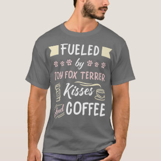 Camiseta Toy Fo Terrier Kisses e Café