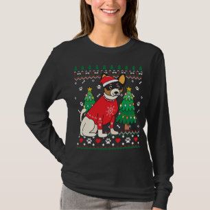 Camiseta Toy Fox Terrier Enfeites de natal Ugly Gift Mãe D