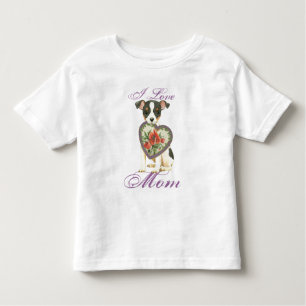 Camiseta Toy Fox Terrier Heart Mãe