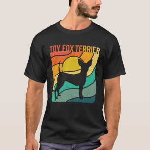 Camiseta Toy Fox Terrier Vintage Pai de Mãe de porco