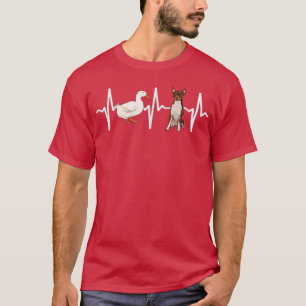 Camiseta Toy Goose Do Terrier Hearbeat Dog Lover