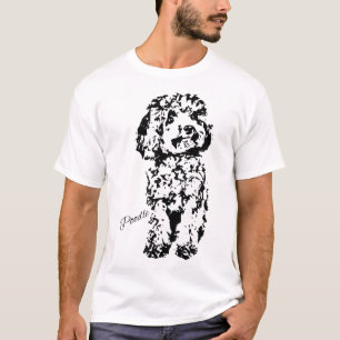 Camiseta Toy Poodle Cute Dog Lover Oferece A Mulher Padrão