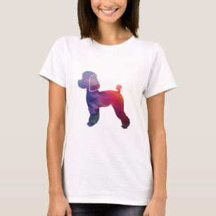 Camiseta Toy Poodle Dog Geo Silhoule Purple