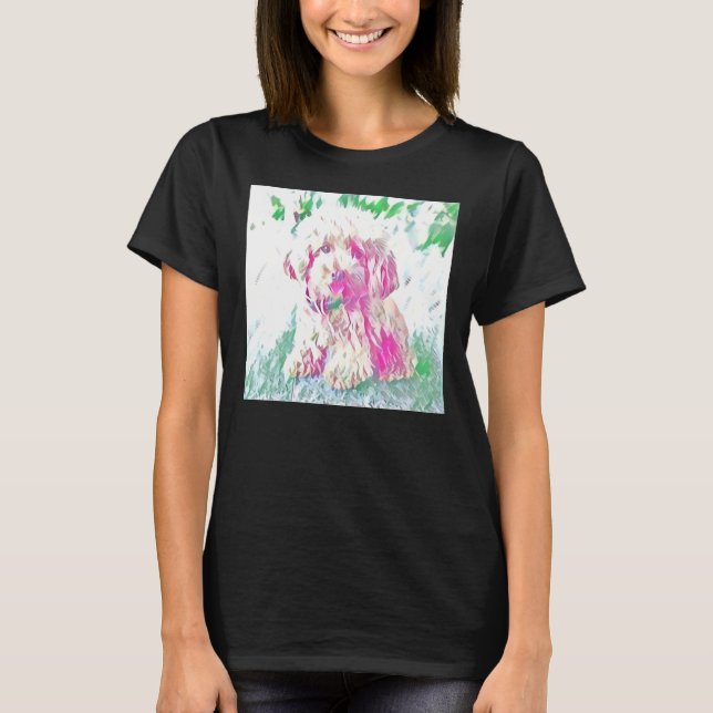 Camiseta Toy Poodle Puppy Impressão (Frente)