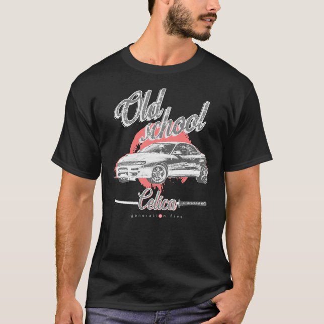 Camiseta Toyota Celica gt four T180  Old school  street rac (Frente)