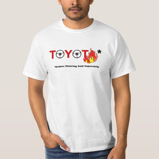 Camiseta Toyota: Freios/direcção vendida separada (Frente)