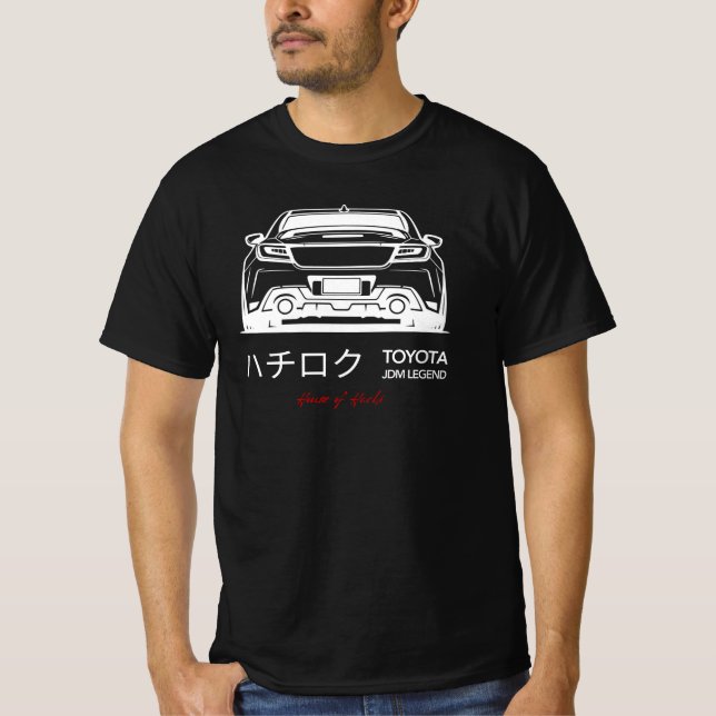 Camiseta Toyota GR86 JDM Lenda – Casa de Hachi (Frente)