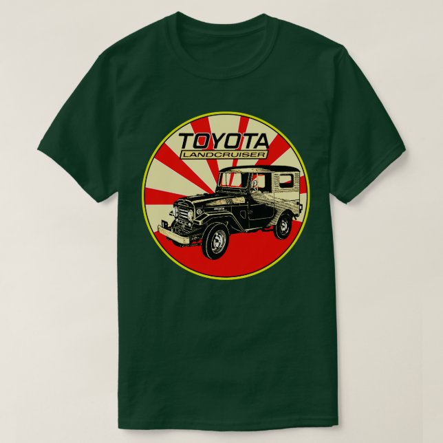 Camiseta Toyota Land Cruiser (Frente do Design)