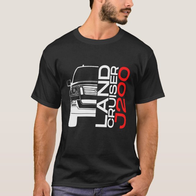 Camiseta Toyota Land Cruiser J200 Automotive Off-Road Car (Frente)