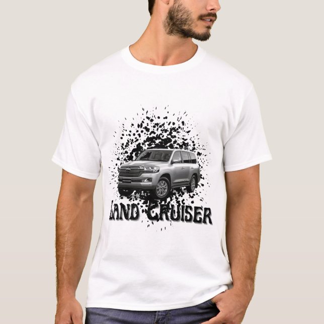 Camiseta Toyota Land Cruiser J200 Off-Road Car (Frente)