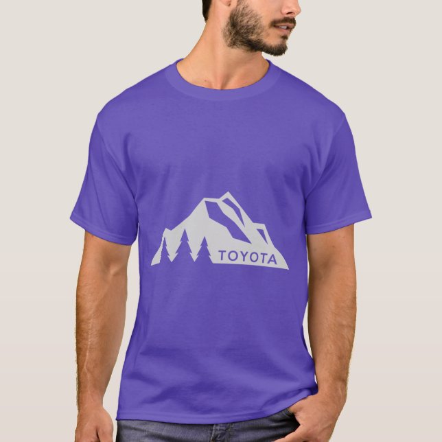 Camiseta Toyota Mountain Logo Versão 3 Branco (Frente)
