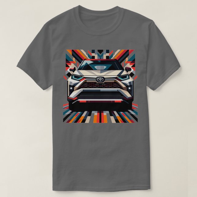 Camiseta Toyota RAV4 8 (Frente do Design)