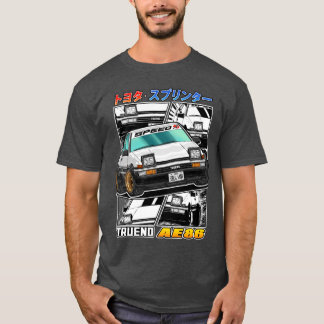 Camiseta Toyota Sprinterrueno AE86 Street Racing friend fun