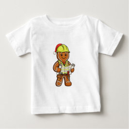 Camiseta Trabalhador da Construção de Pão de Mel Natal 2026