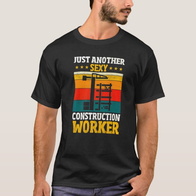 Camiseta Trabalhador da Construção   Trabalhador da Constru (Frente)