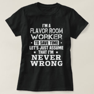 Camiseta Trabalhador da Sala Flavor