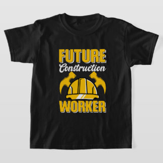 Camiseta Trabalhador de construção civil do futuro legal