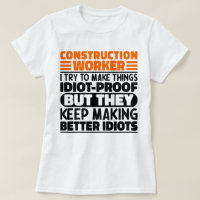 Trabalhador De Construção Eu Tento Engraçado