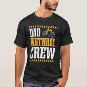 Camiseta Trabalhador de Construção Festa de aniversário Lab