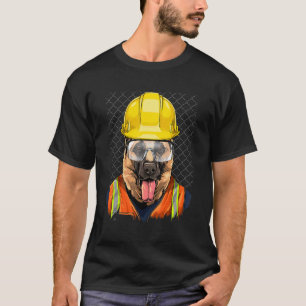 Camiseta Trabalhador De Construção Laboratório De German sh