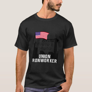 Camiseta Trabalhador De Ferro Sindical E De Pé
