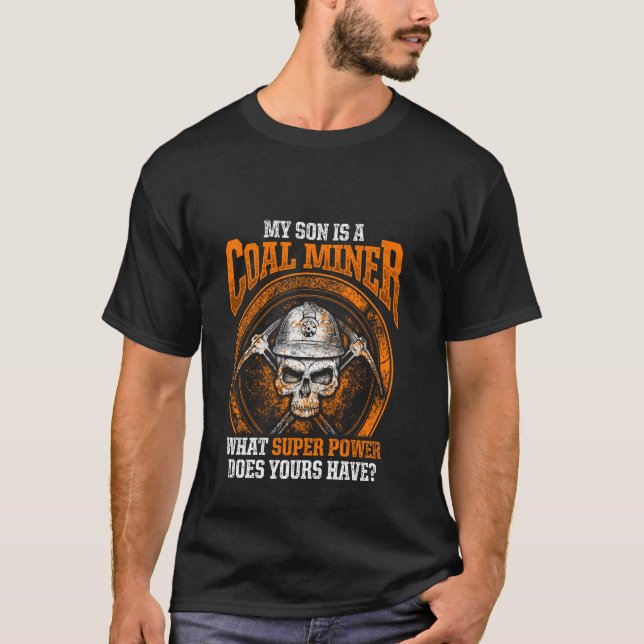 Camiseta Trabalhador de Minas Mineiras Funny Son Funny (Frente)