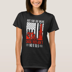 Camiseta Trabalhador De Oilfield Não Destinado Ao Sinalizad