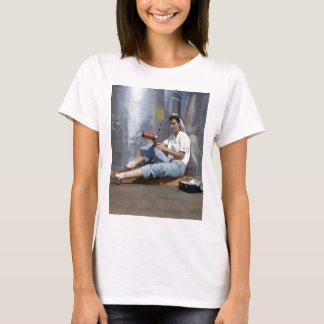 Camiseta Trabalhador de planta 1942 dos aviões da mulher