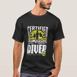 Camiseta Trabalhador de Saneamento Coleta de Lixo Engraçado