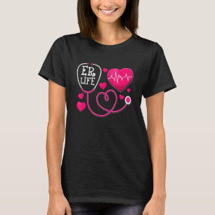 Camiseta Trabalhador do Hospital de Enfermeira do Love ER L