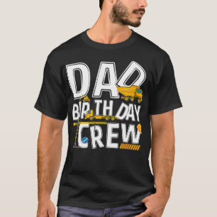 Camiseta Trabalhador do Partido da Tripulação de Aniversári