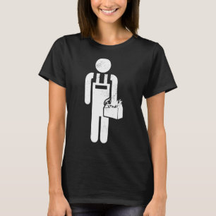 Camiseta Trabalhador Elétrico Retro Graphic para