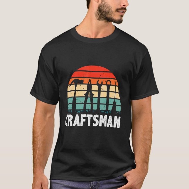 Camiseta Trabalhador Elétrico Retro Graphic para (Frente)