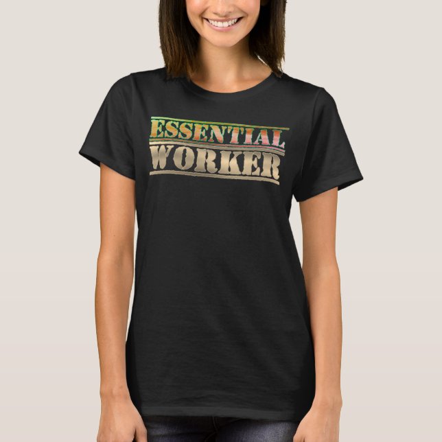Camiseta Trabalhador Essencial (Frente)