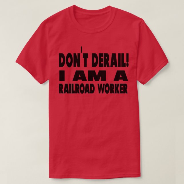 Camiseta Trabalhador ferroviário (Frente do Design)