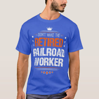 Camiseta Trabalhador ferroviário aposentado