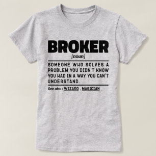 Camiseta Trabalhador Legal de Mediador de Hipotecas de Defi